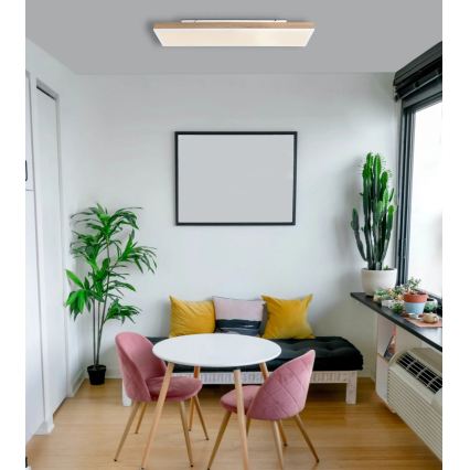 Globo - LED fényerőszabályozható mennyezeti lámpatest LED/24W/230V 2700-6500K 20x80 cm + távirányító