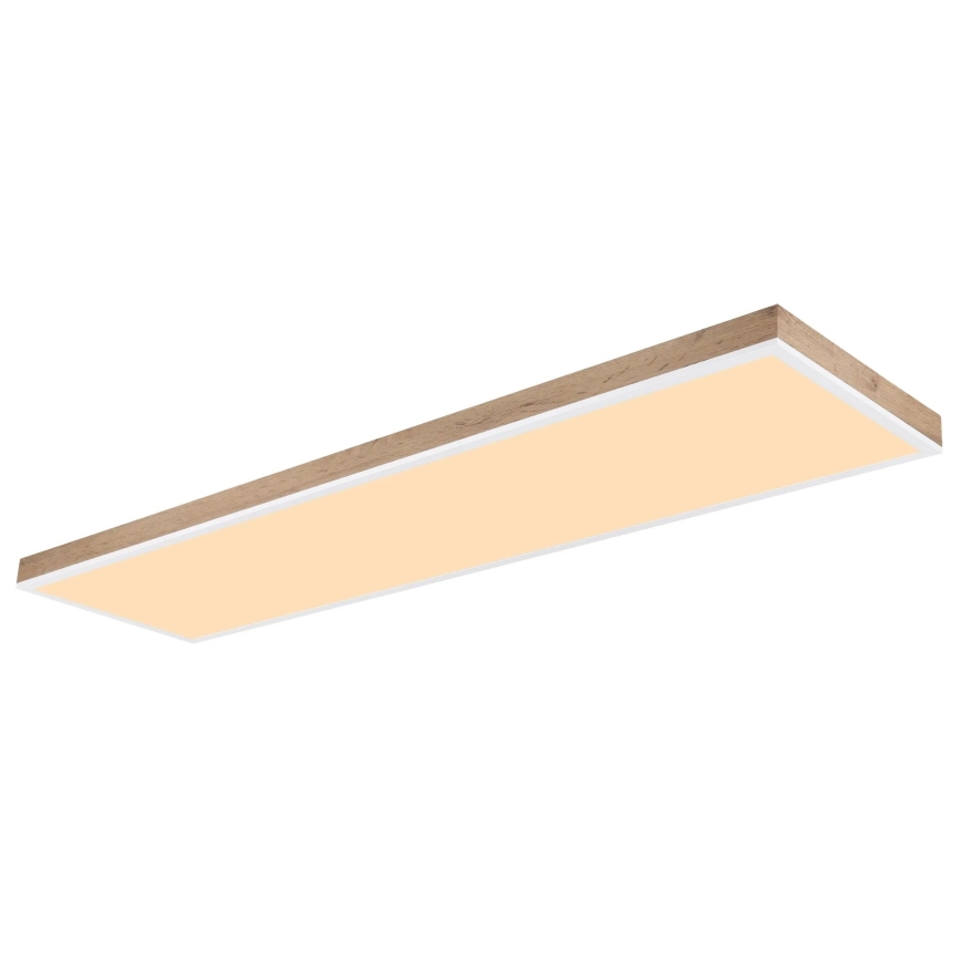 Globo - LED Dimmelhető mennyezeti lámpatest LED/36W/230V 2700-6500K barna/fehér + távirányító