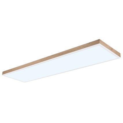 Globo - LED Dimmelhető mennyezeti lámpatest LED/36W/230V 2700-6500K barna/fehér + távirányító