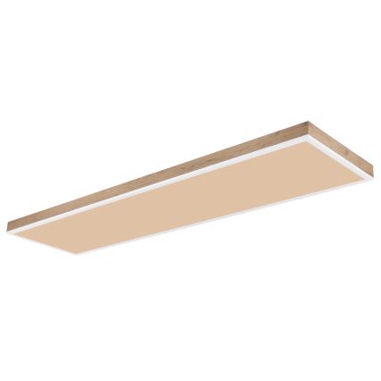 Globo - LED Dimmelhető mennyezeti lámpatest LED/36W/230V 2700-6500K barna/fehér + távirányító