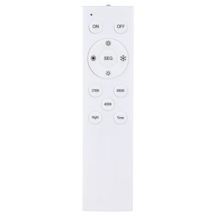 Globo - LED Dimmelhető mennyezeti lámpatest LED/36W/230V 2700-6500K barna/fehér + távirányító
