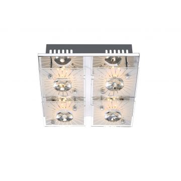 GLOBO 41691-4 - SANTI  LED-es mennyezeti lámpa 4xLED/4W/9V