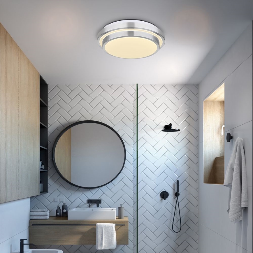 Globo - LED fürdőszobai mennyezeti lámpa érzékelővel LED/18W/230V IP44