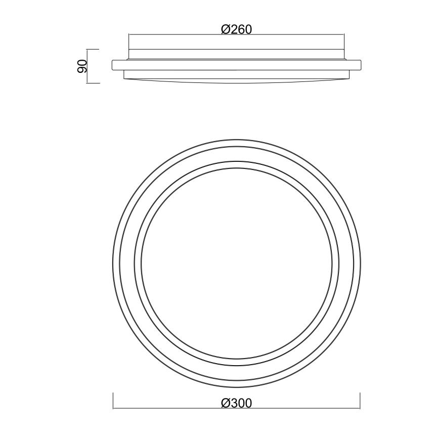 Globo - LED fürdőszobai mennyezeti lámpa érzékelővel LED/18W/230V IP44