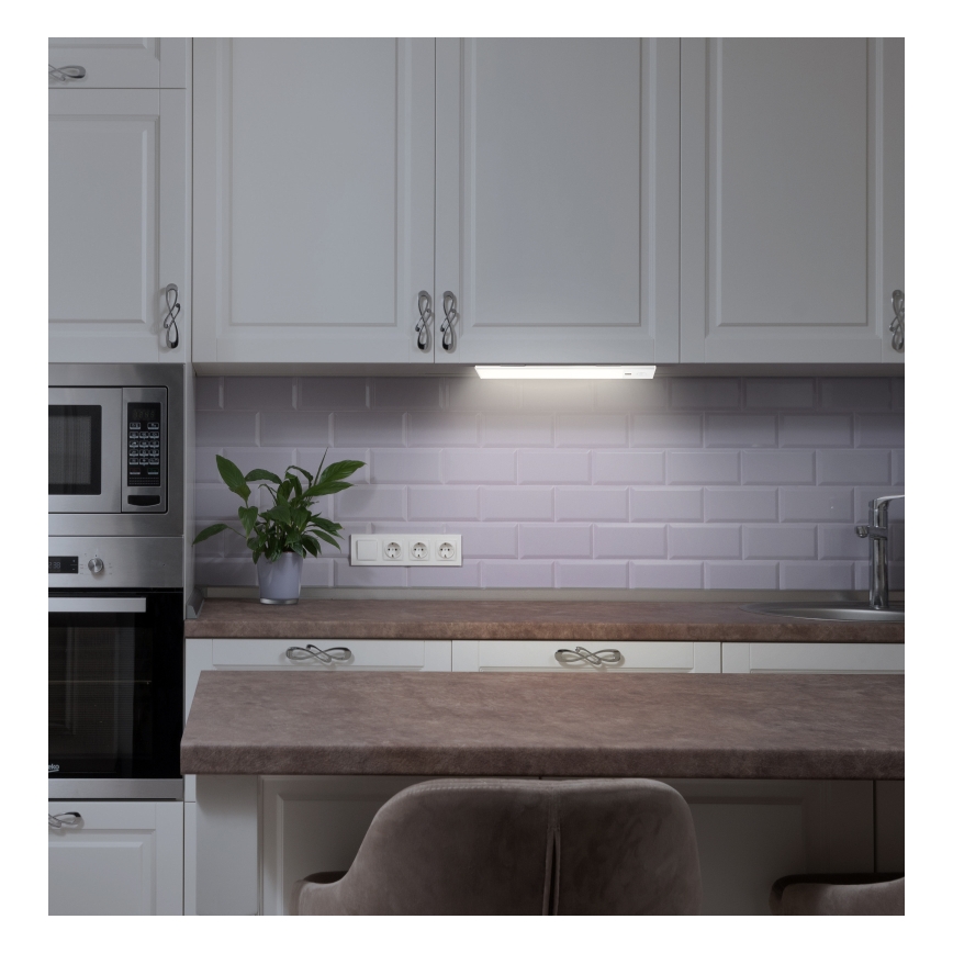 Globo - LED tölthető, fényerőszabályzós aláépíthető lámpa LED/1,4W/5V 4000K 1100 mAh 24 cm