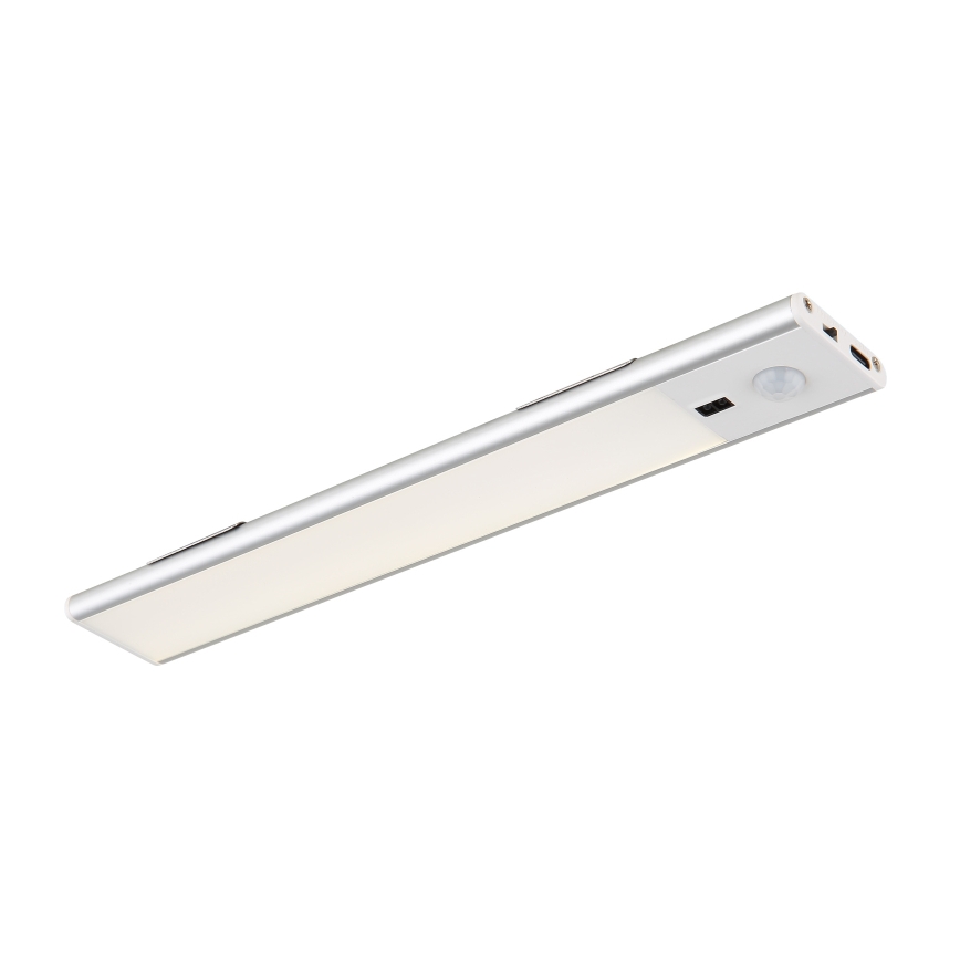 Globo - LED tölthető, fényerőszabályzós aláépíthető lámpa LED/1,4W/5V 4000K 1100 mAh 24 cm