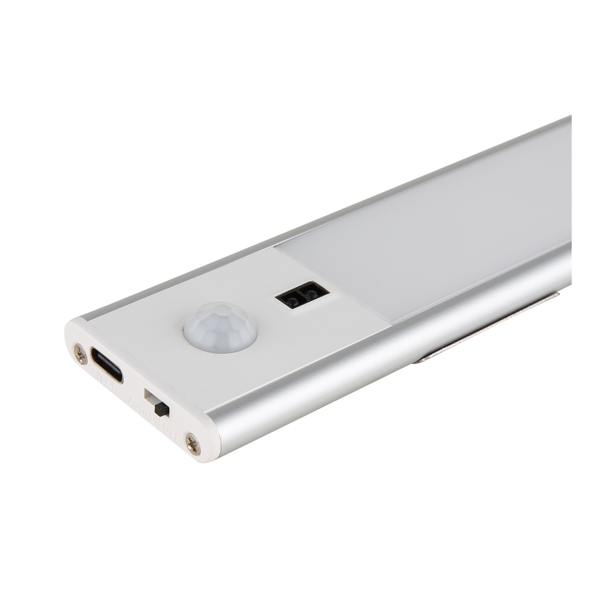 Globo - LED tölthető, fényerőszabályzós aláépíthető lámpa LED/1,4W/5V 4000K 1100 mAh 24 cm