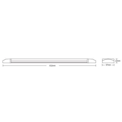 Globo - LED fürdőszobai fali lámpa LED/18W/230V IP65