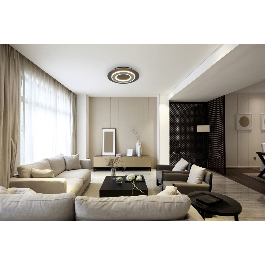 Globo - LED Mennyezeti lámpa LED/24W/230V 3000K átm. 32 cm antracit