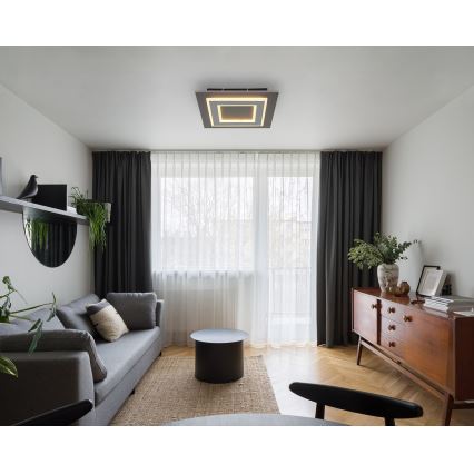 Globo - LED Mennyezeti lámpa LED/24W/230V 3000K 32x32 cm antracit