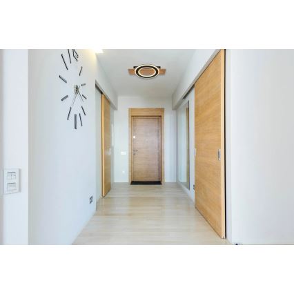 Globo - LED Mennyezeti lámpa LED/18W/230V barna