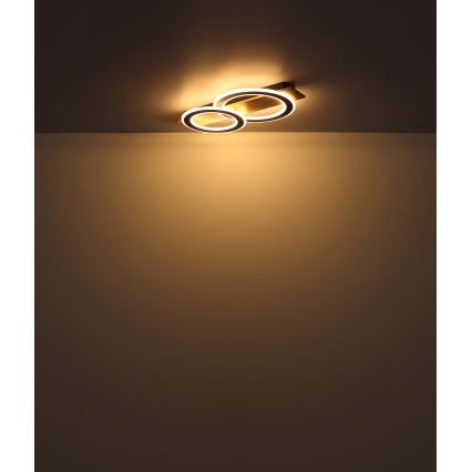 Globo - LED Mennyezeti lámpa LED/40W/230V barna