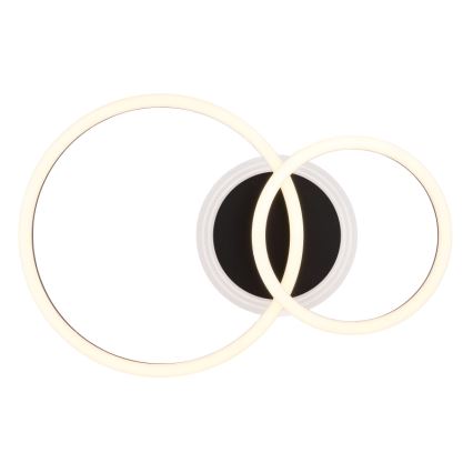 Globo - LED mennyezeti lámpa LED/30W/230V 2700/4500/6500K átm. 33x50 cm fekete