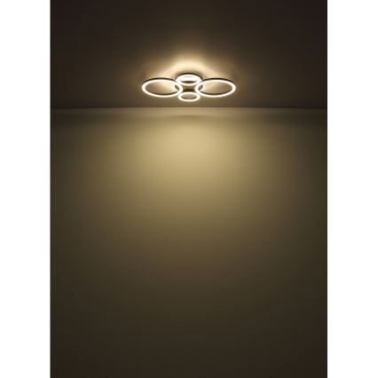 Globo - LED mennyezeti lámpa LED/40W/230V 2700/4500/6500K átmérő 35,5x53 cm fekete