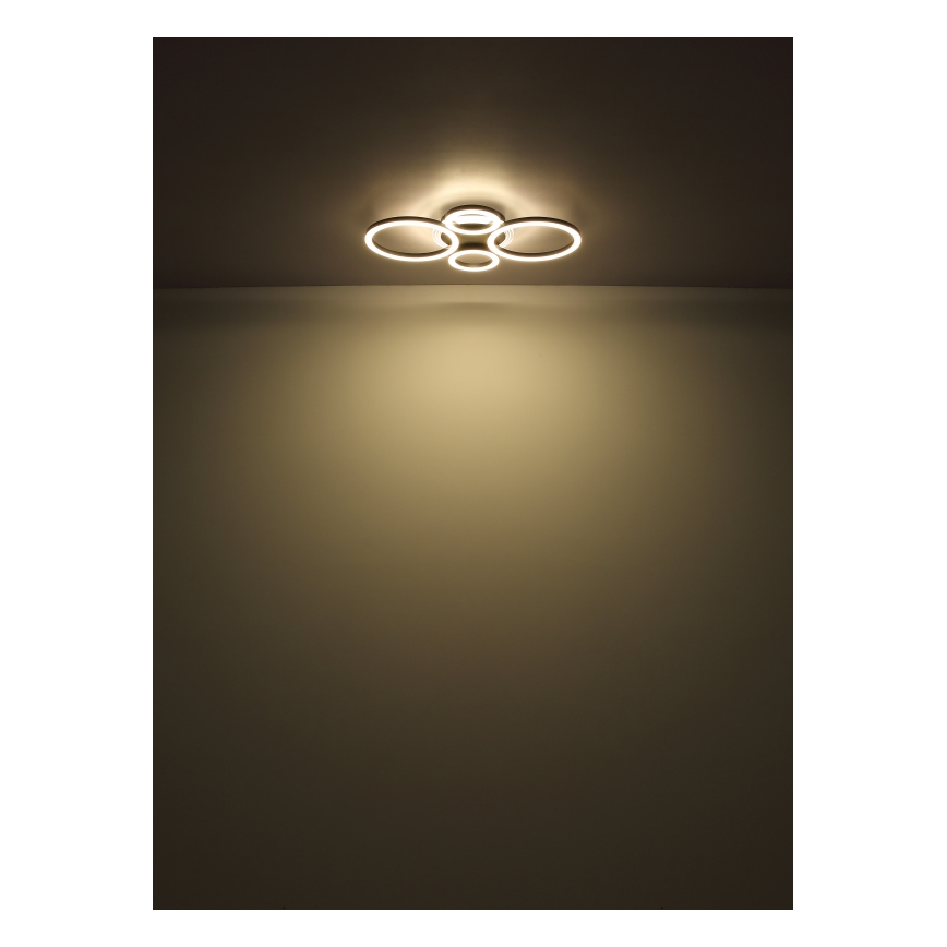 Globo - LED mennyezeti lámpa LED/40W/230V 2700/4500/6500K átmérő 35,5x53 cm fekete