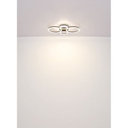 Globo - LED mennyezeti lámpa LED/40W/230V 2700/4500/6500K átmérő 35,5x53 cm fekete