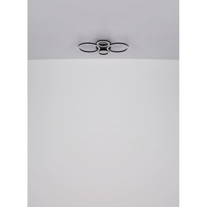 Globo - LED mennyezeti lámpa LED/40W/230V 2700/4500/6500K átmérő 35,5x53 cm fekete
