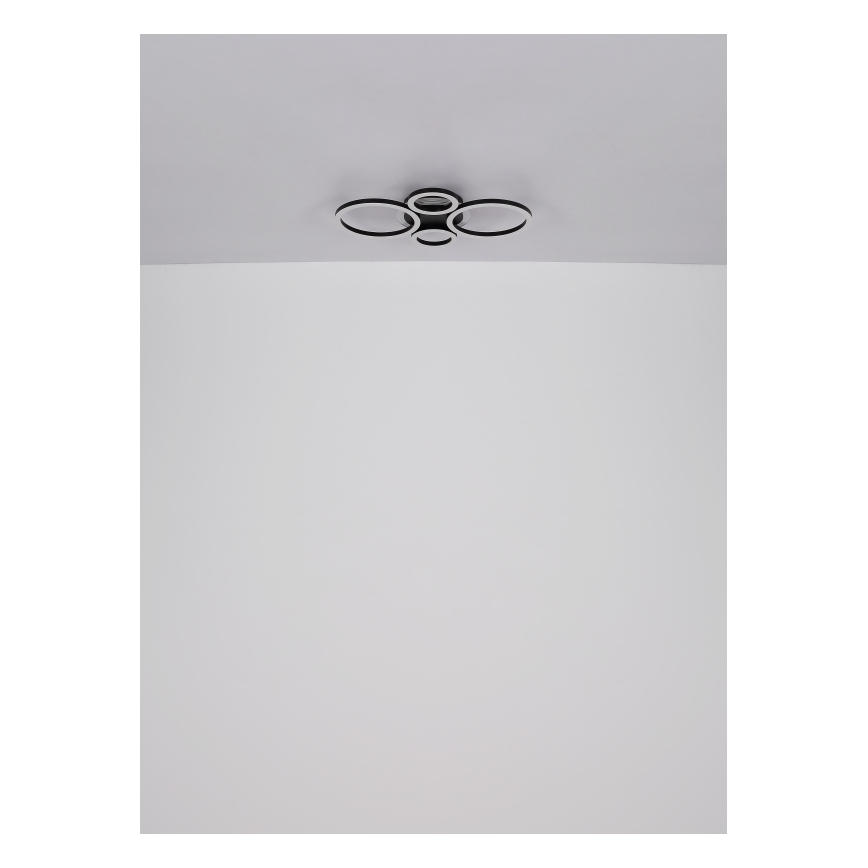 Globo - LED mennyezeti lámpa LED/40W/230V 2700/4500/6500K átmérő 35,5x53 cm fekete