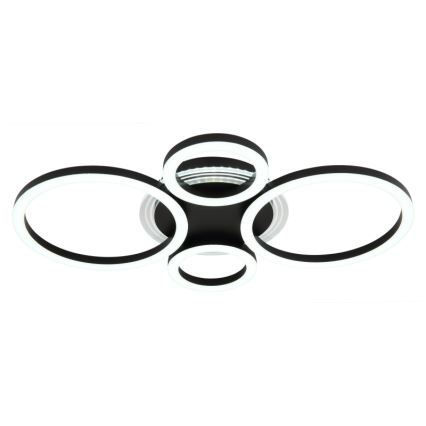 Globo - LED mennyezeti lámpa LED/40W/230V 2700/4500/6500K átmérő 35,5x53 cm fekete