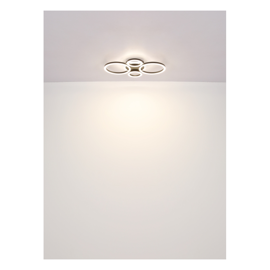 Globo - LED mennyezeti lámpa LED/40W/230V 2700/4500/6500K átmérő 35,5x53 cm fekete