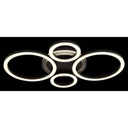 Globo - LED mennyezeti lámpa LED/40W/230V 2700/4500/6500K átmérő 35,5x53 cm fekete