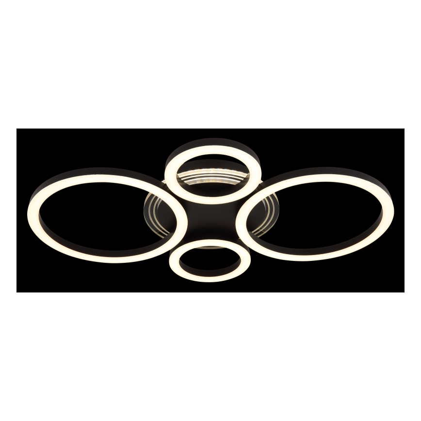 Globo - LED mennyezeti lámpa LED/40W/230V 2700/4500/6500K átmérő 35,5x53 cm fekete