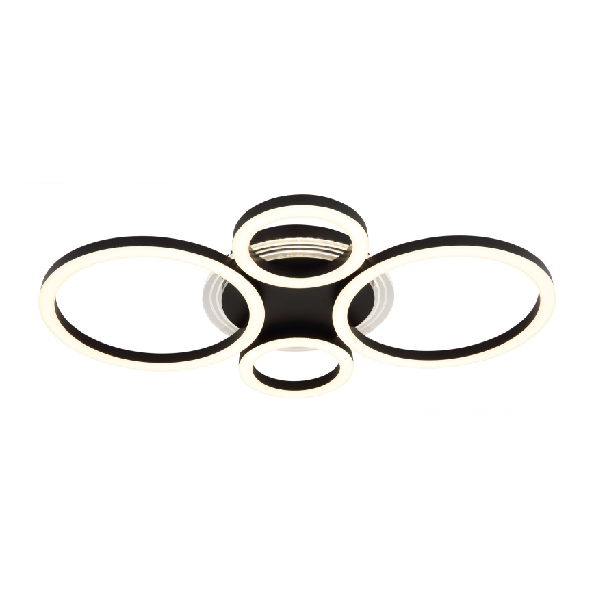 Globo - LED mennyezeti lámpa LED/40W/230V 2700/4500/6500K átmérő 35,5x53 cm fekete