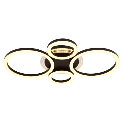 Globo - LED mennyezeti lámpa LED/40W/230V 2700/4500/6500K átmérő 35,5x53 cm fekete