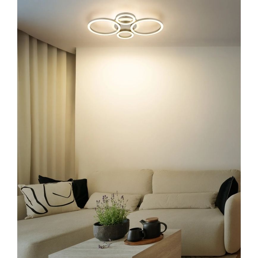 Globo - LED mennyezeti lámpa LED/40W/230V 2700/4500/6500K átm. 35,5x53 cm sárgaréz