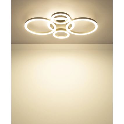 Globo - LED mennyezeti lámpa LED/40W/230V 2700/4500/6500K átm. 35,5x53 cm sárgaréz