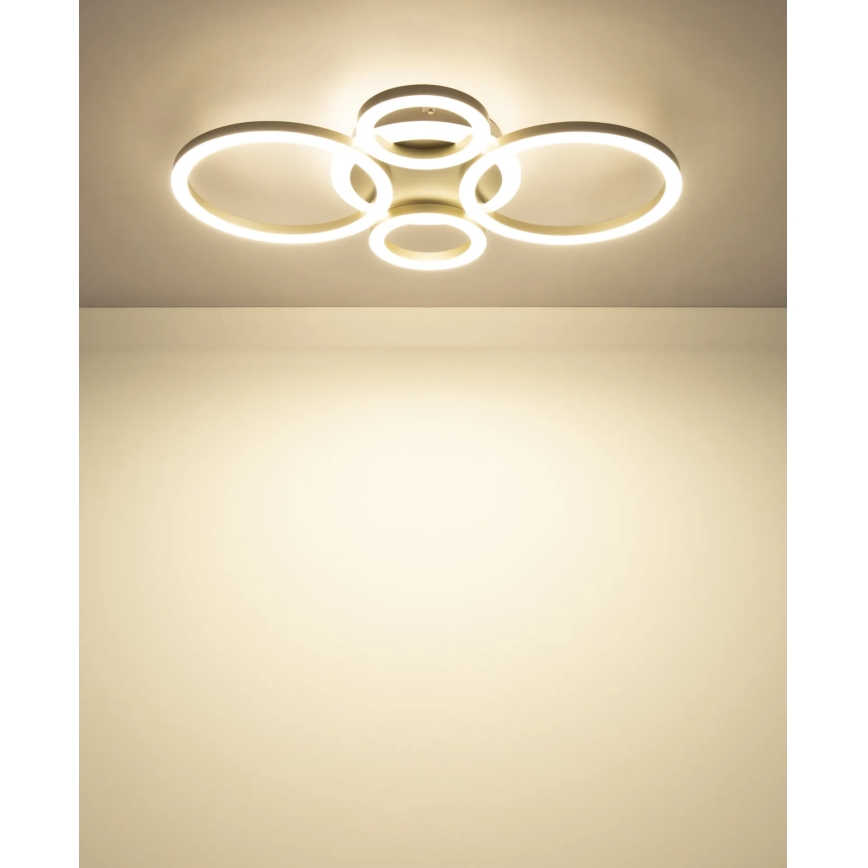 Globo - LED mennyezeti lámpa LED/40W/230V 2700/4500/6500K átm. 35,5x53 cm sárgaréz