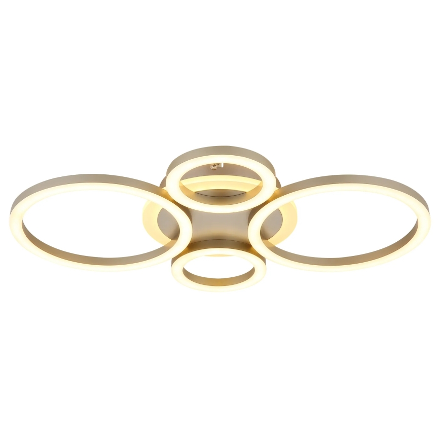 Globo - LED mennyezeti lámpa LED/40W/230V 2700/4500/6500K átm. 35,5x53 cm sárgaréz