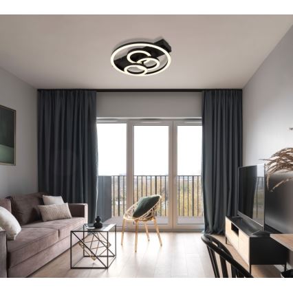 Globo - LED dimmelhető mennyezeti lámpa LED/40W/230V 2700-6500K átm. 35x33 cm + távirányító