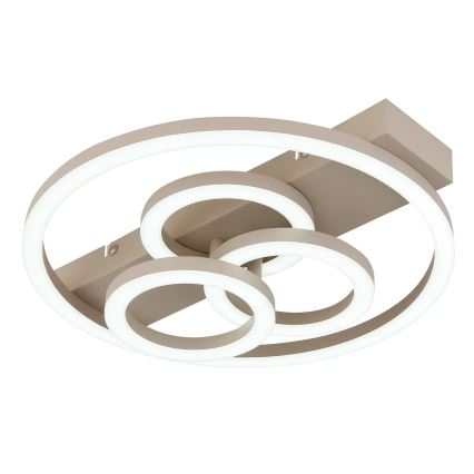 Globo - LED fényerőszabályozható mennyezeti lámpa LED/40W/230V 2700-6500K átm. 35x33 cm bézs + távirányító