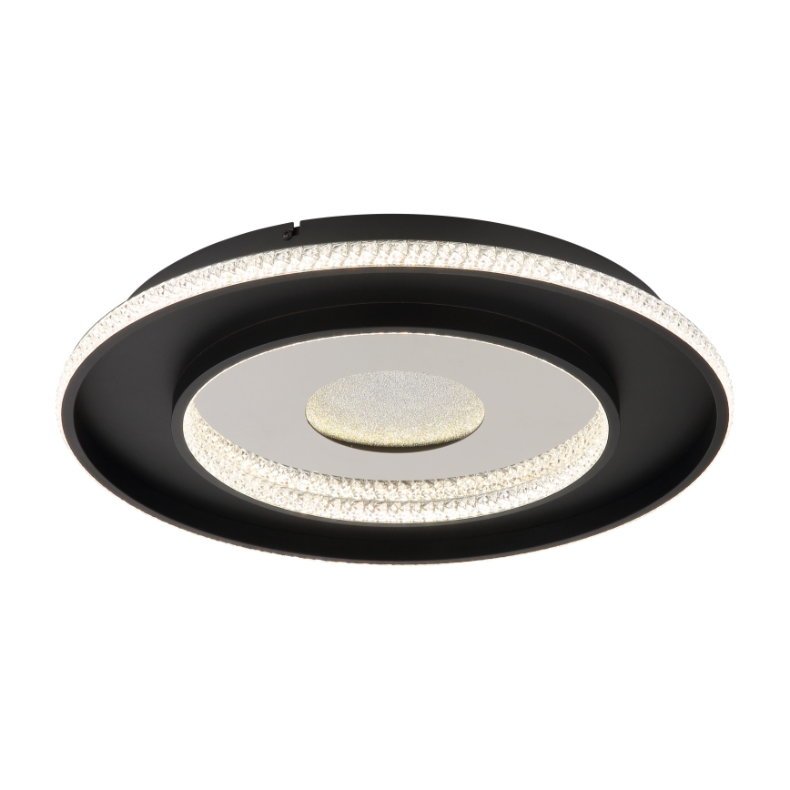 Globo - LED dimmelhető mennyezeti lámpa LED/30W/230V 2700-6500K átm. 52,5 cm fekete + távirányító