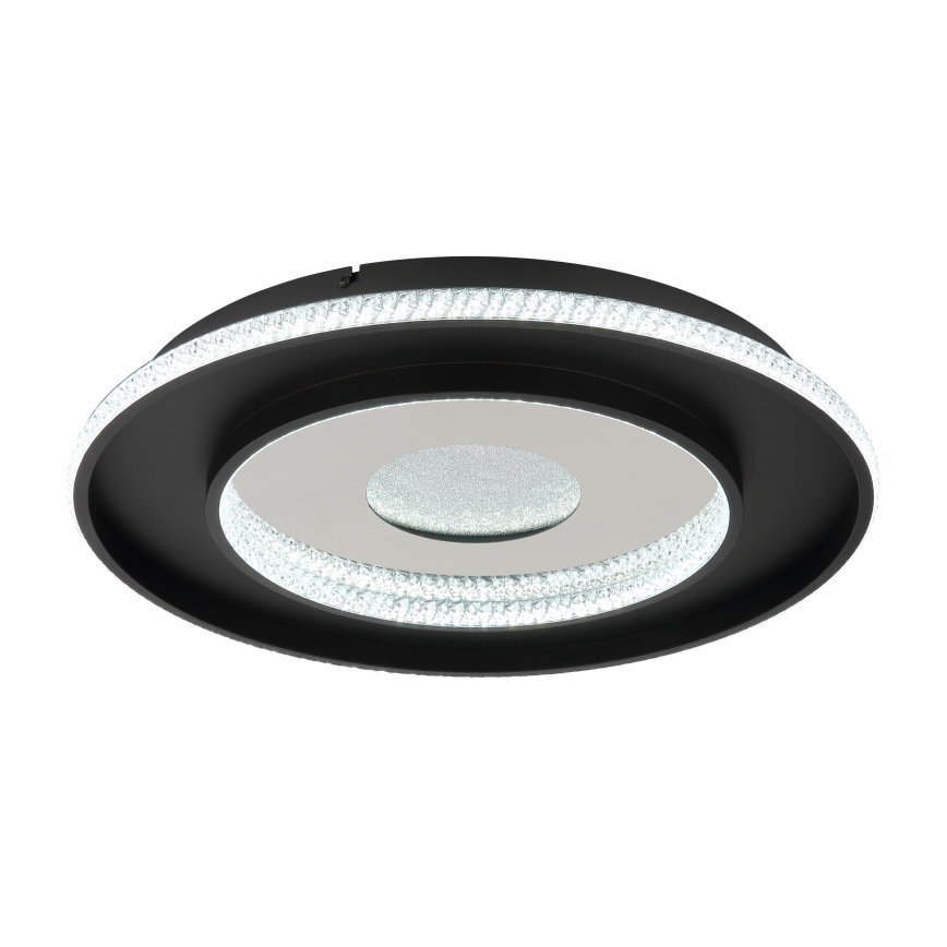 Globo - LED dimmelhető mennyezeti lámpa LED/30W/230V 2700-6500K átm. 52,5 cm fekete + távirányító