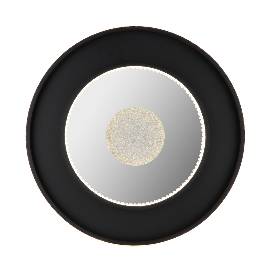 Globo - LED dimmelhető mennyezeti lámpa LED/30W/230V 2700-6500K átm. 52,5 cm fekete + távirányító