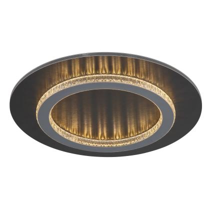 Globo - LED mennyezeti lámpa, 24 W, 230 V, állítható színhőmérséklet 3000/4000/6500 K, átmérő 35 cm, antracit