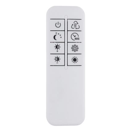 Globo - LED dimmelhető mennyezeti lámpatest LED/40W/230V 3000-6500K átm. 45 cm fehér + távirányító