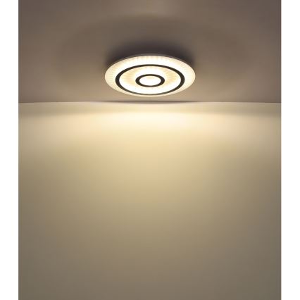 Globo - LED dimmelhető mennyezeti lámpatest LED/40W/230V 3000-6500K átm. 45 cm fehér + távirányító