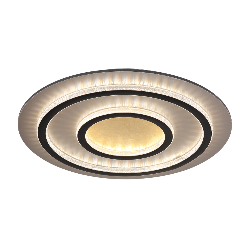 Globo - LED dimmelhető mennyezeti lámpa LED/60W/230V 3000–6500K Ø 55 cm fekete + távirányító