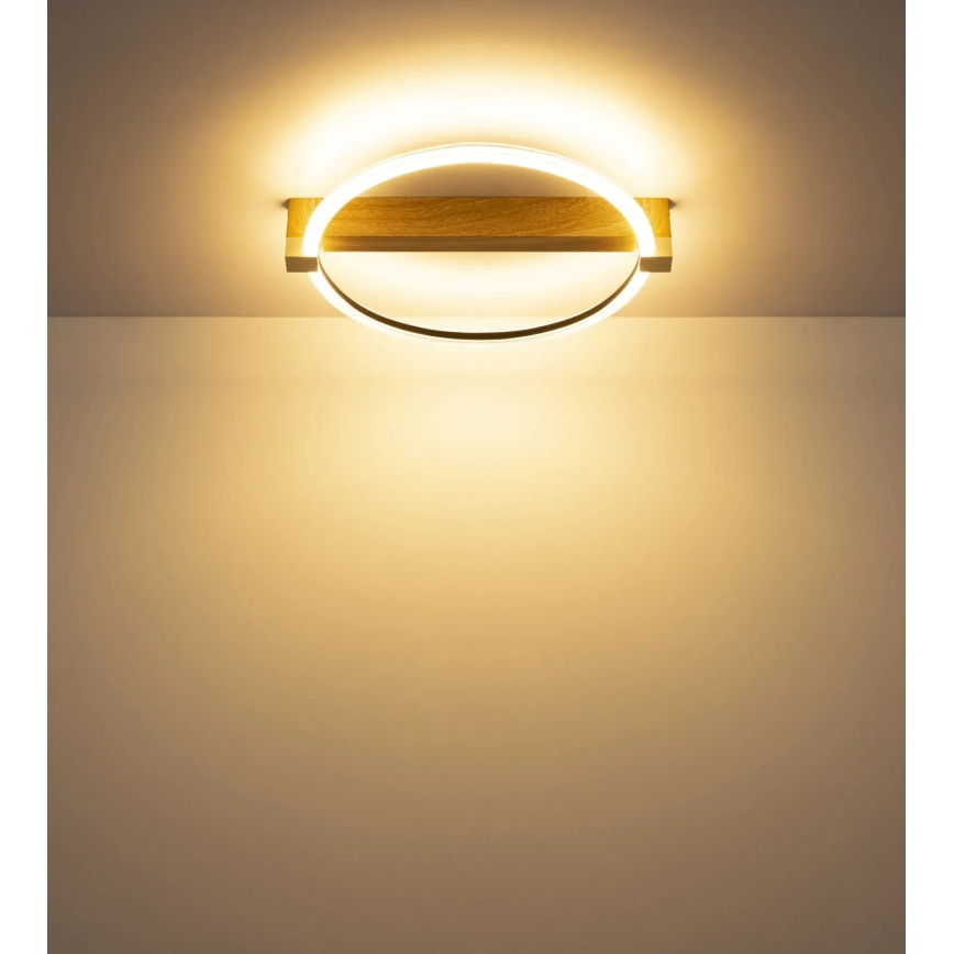 Globo - LED mennyezeti lámpa LED/15W/230V 3000K 41,4x38 cm bézs