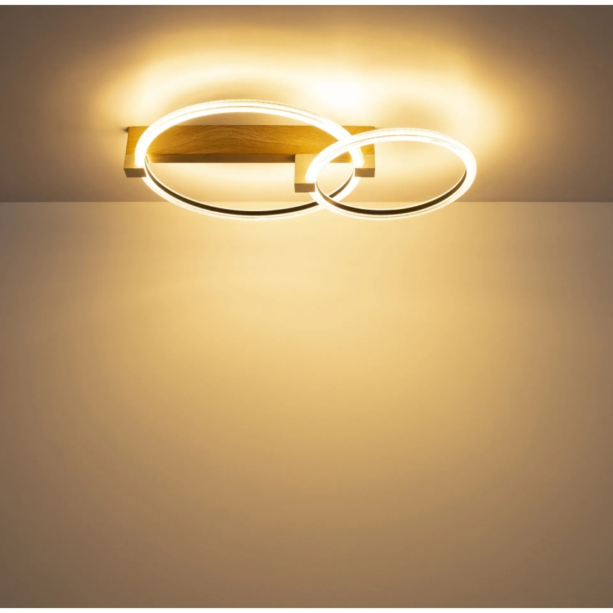 Globo - LED mennyezeti lámpa LED/24W/230V 3000K 58x38 cm bézs