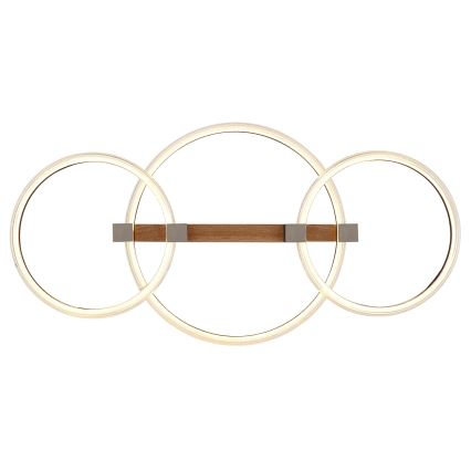 Globo - LED mennyezeti lámpatest LED/40W/230V 3000K 76,1x38 cm barna