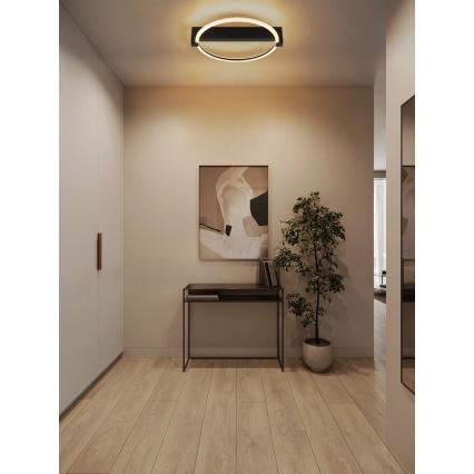 Globo - LED mennyezeti lámpatest LED/15W/230V 3000K 41,4x38 cm fekete