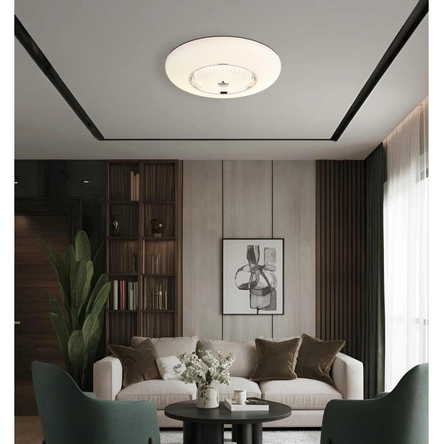 Globo - LED mennyezeti lámpa LED/48W/230V 2700/4000/6000K átm. 59 cm fehér