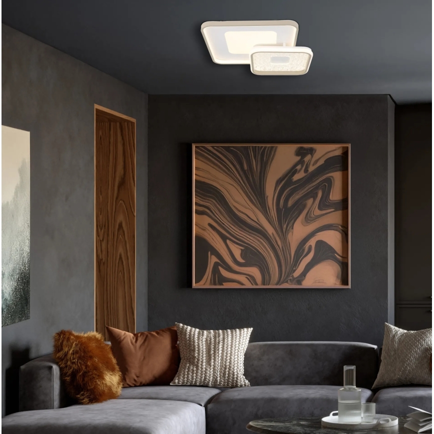 Globo - Dimmelhető mennyezeti LED lámpatest LED/48W/230V 2700-6000K 50x50 cm + távirányító