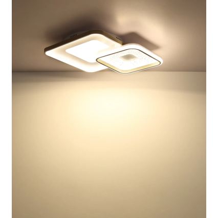 Globo - Dimmelhető mennyezeti LED lámpatest LED/48W/230V 2700-6000K 50x50 cm + távirányító