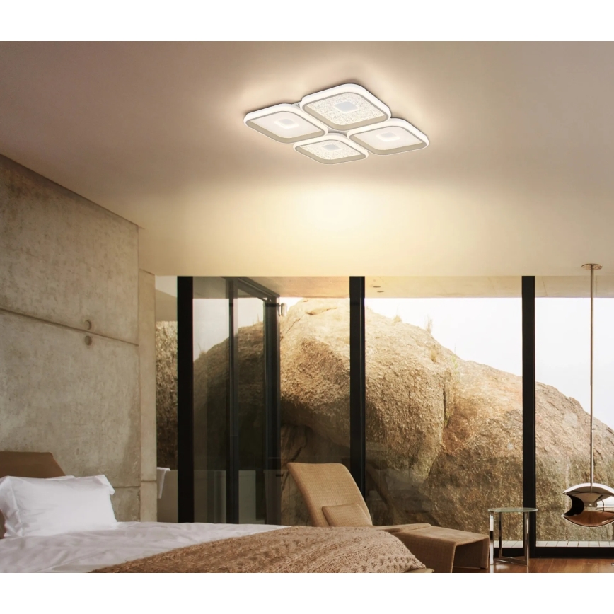 Globo - LED dimmelhető mennyezeti lámpatest LED/55W/230V 2700-6000K 54x54 cm + távirányító