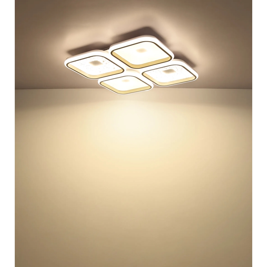 Globo - LED dimmelhető mennyezeti lámpatest LED/55W/230V 2700-6000K 54x54 cm + távirányító